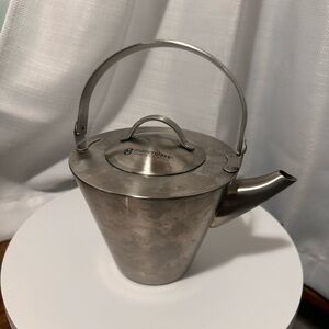 Silver Stainless Steel Teapot